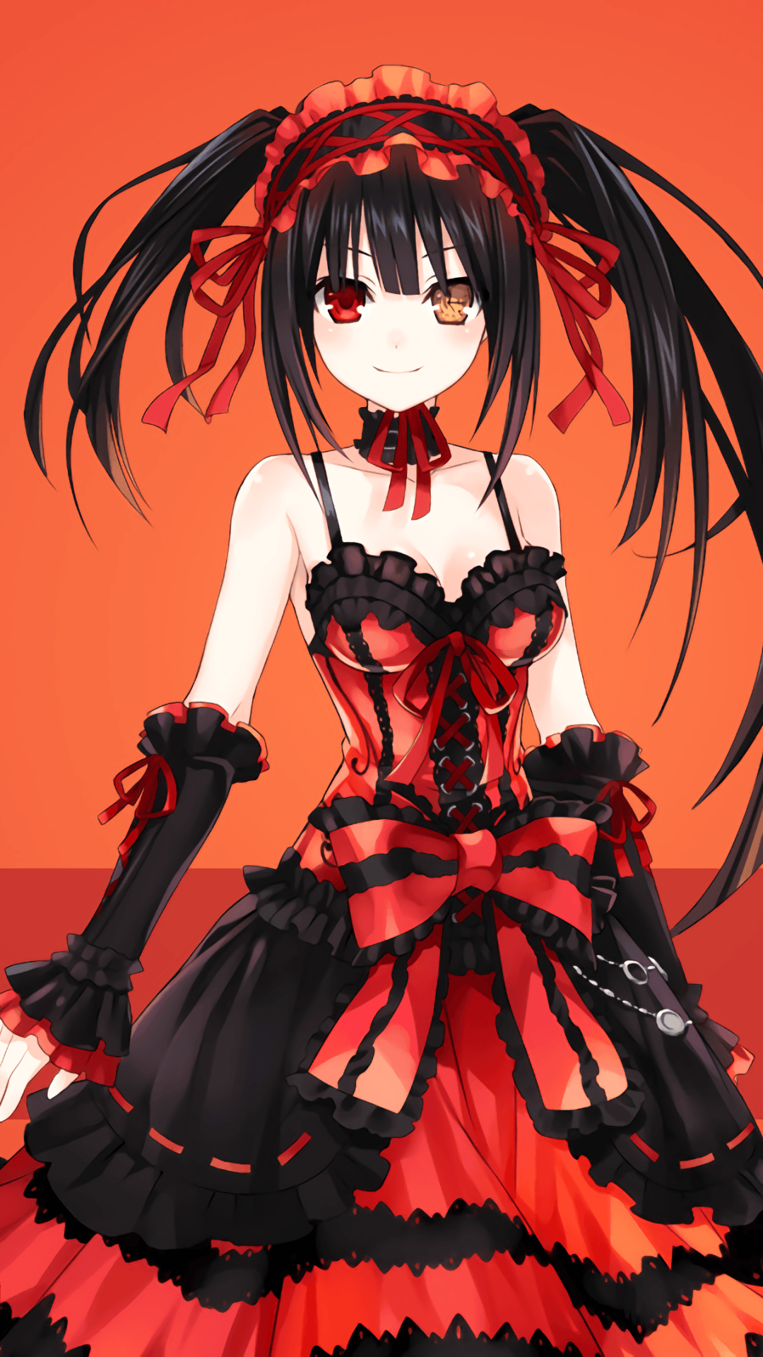 1080x1920 kurumi tokisaki wallpaper iphone, Phone