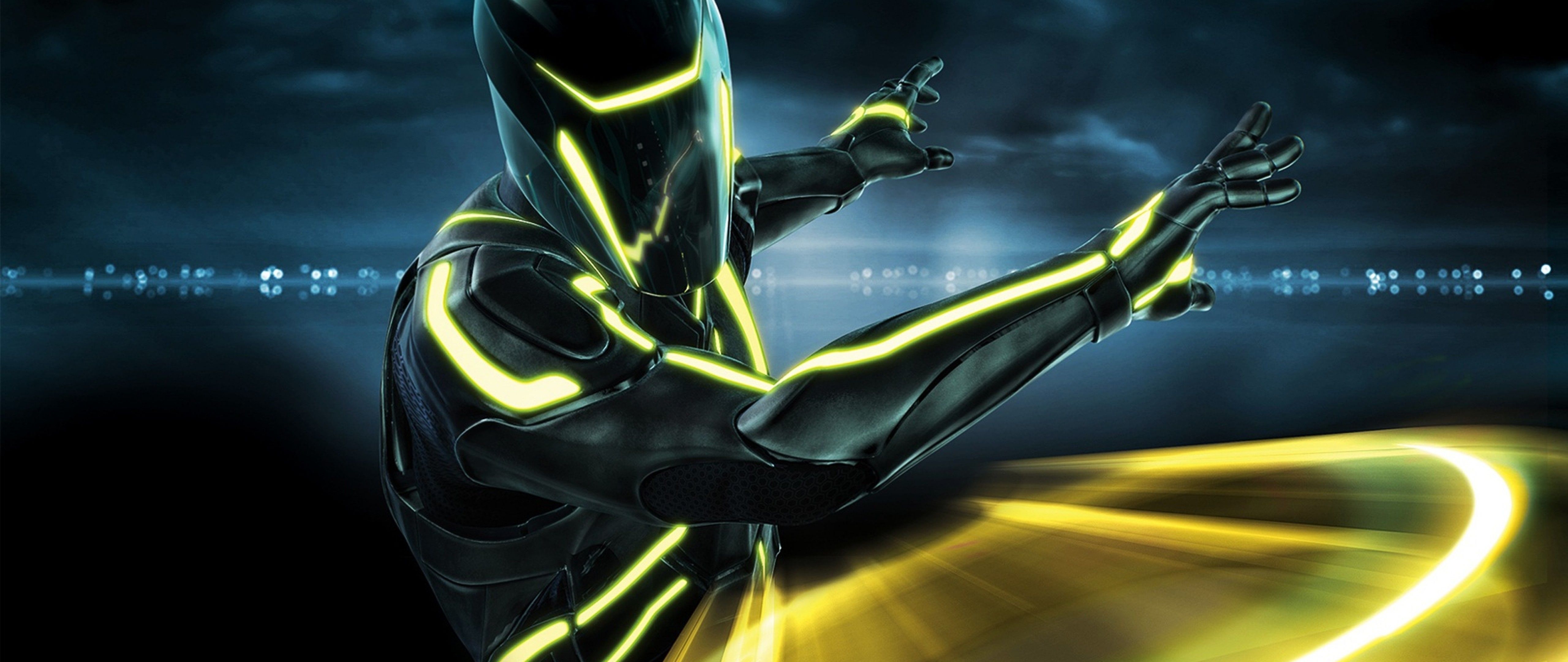 5120x2160 Tron Legacy Wallpaper for Desktop and Mobiles 4K Ultra HD Wide TV, Dual Screen