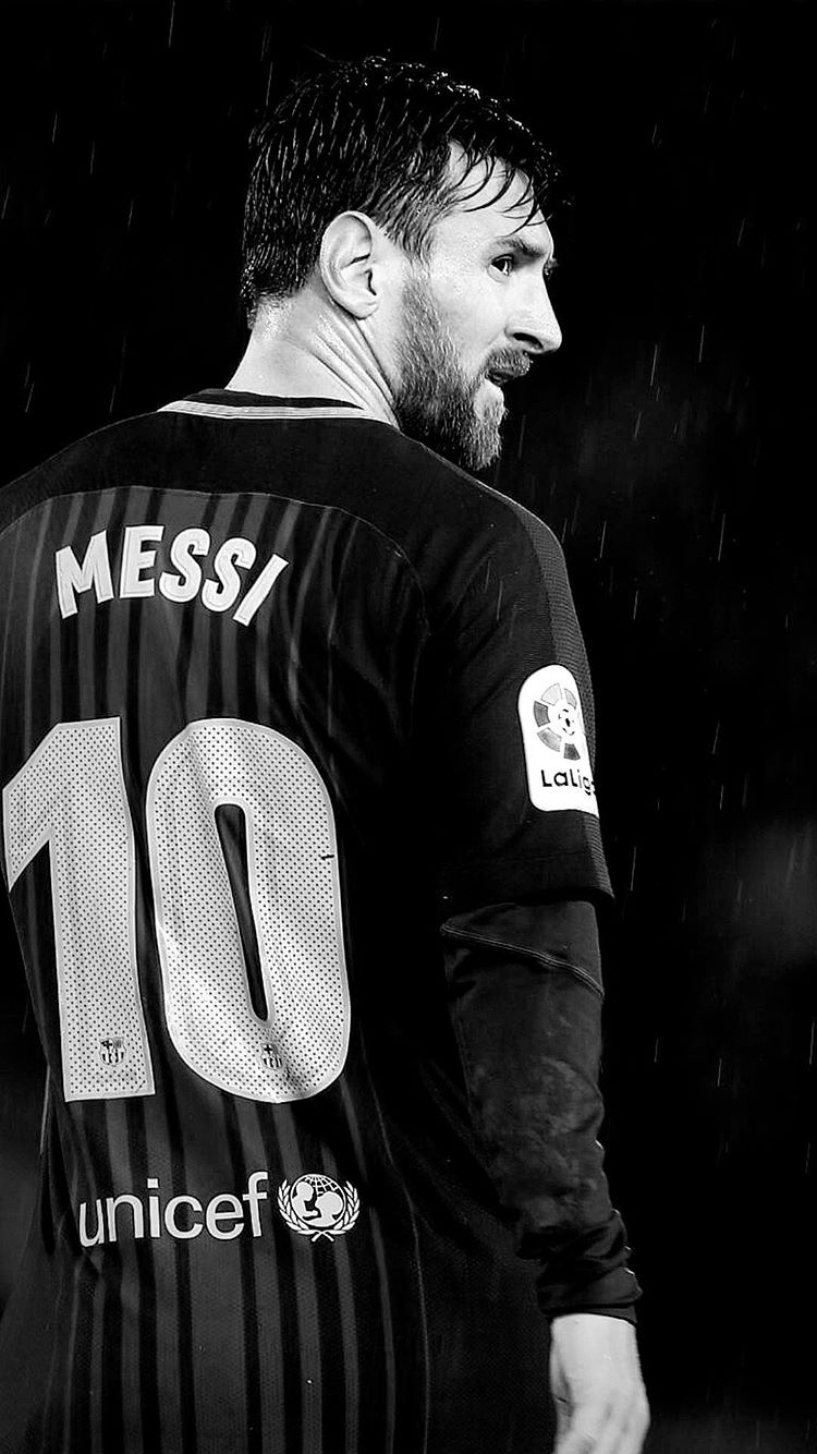 750x1340 Black And White Wallpaper Of Messi.cutewallpaper.org, Phone