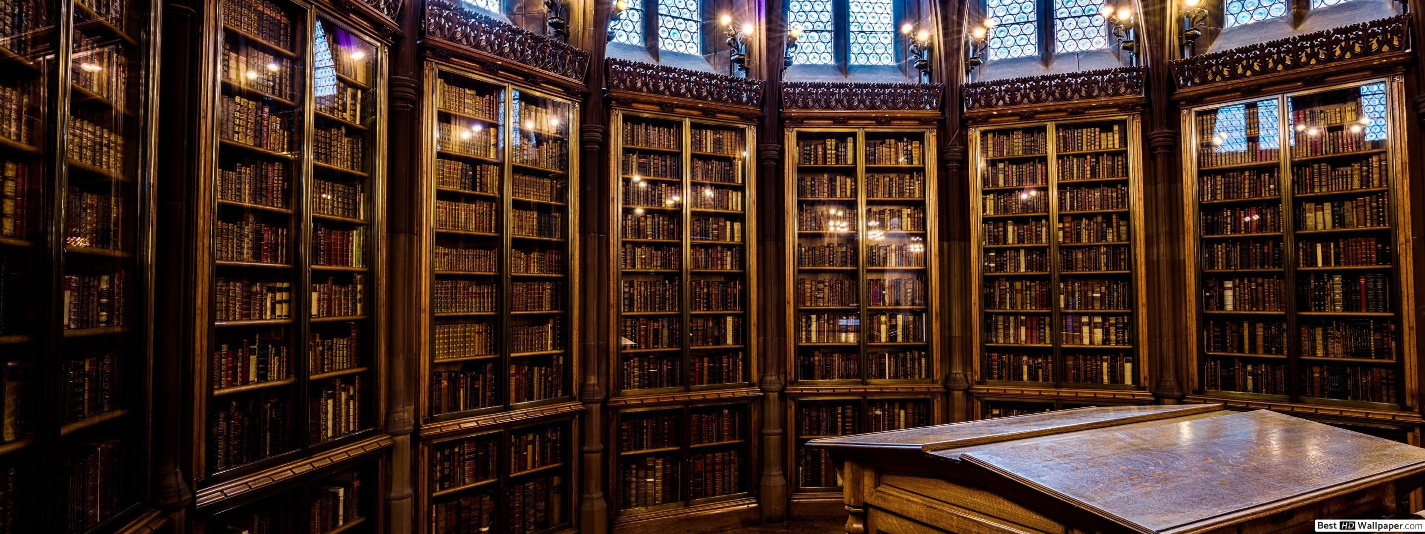 2880x1080 Harry Potter John Rylands Library, Dual Screen