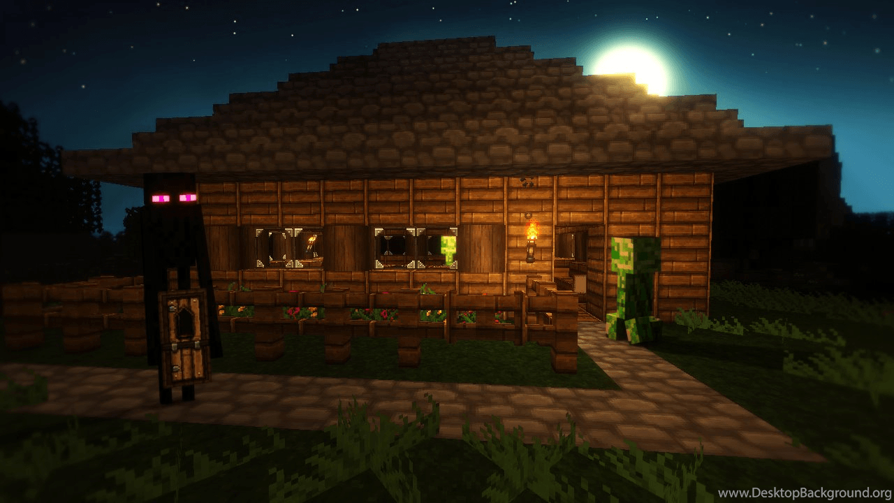 1280x720 Minecraft House HD Wallpaper Download Desktop Background, Desktop