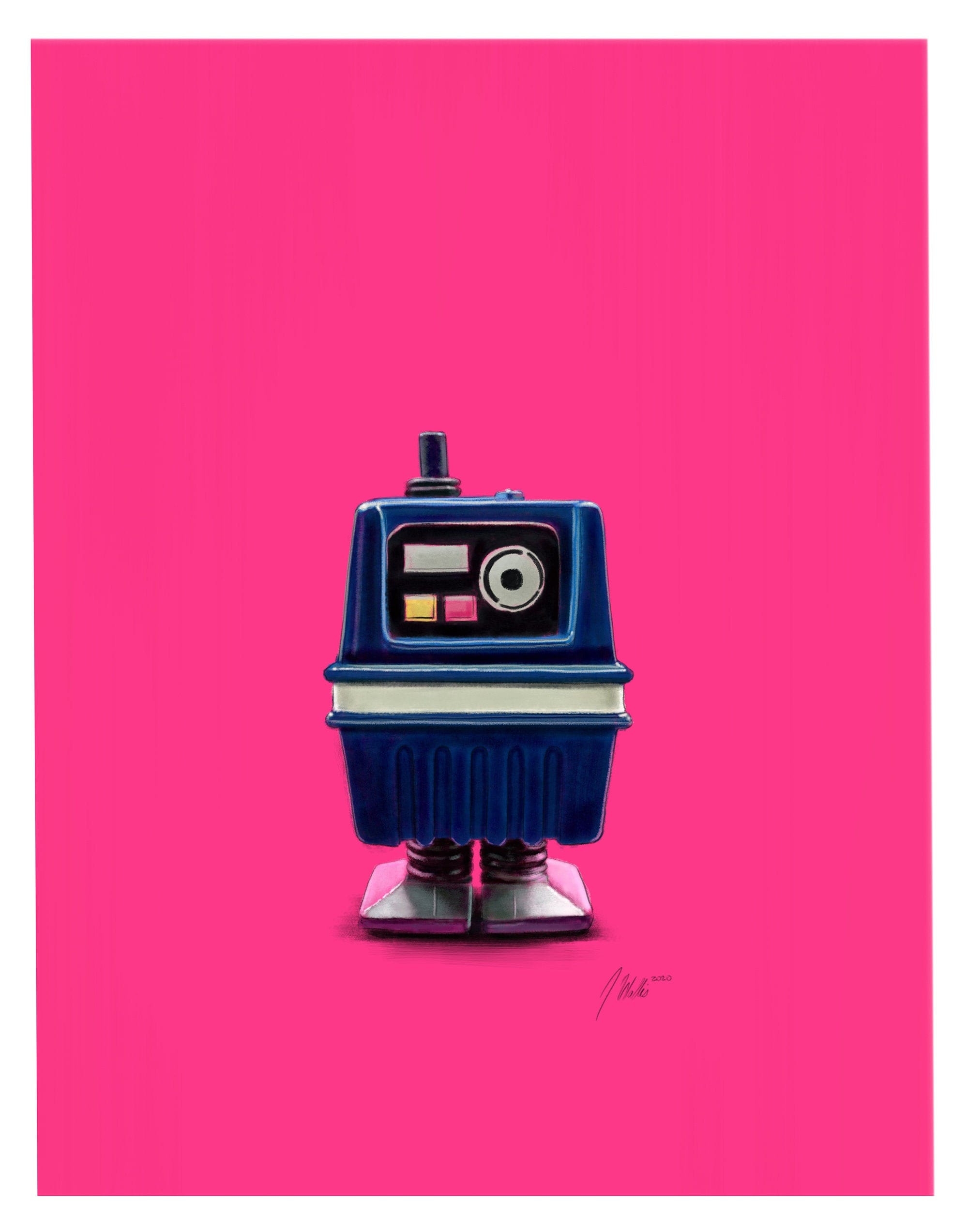 2000x2550 Power Droid GONK Kenner Star Wars Art Print, Phone