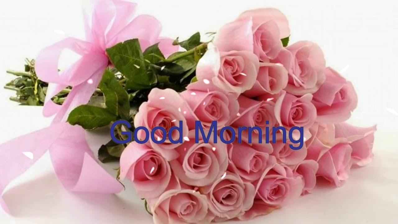 1280x720 Good Morning Wishes With Beautiful Flowers Wallpaper, Pink Flowers, Desktop