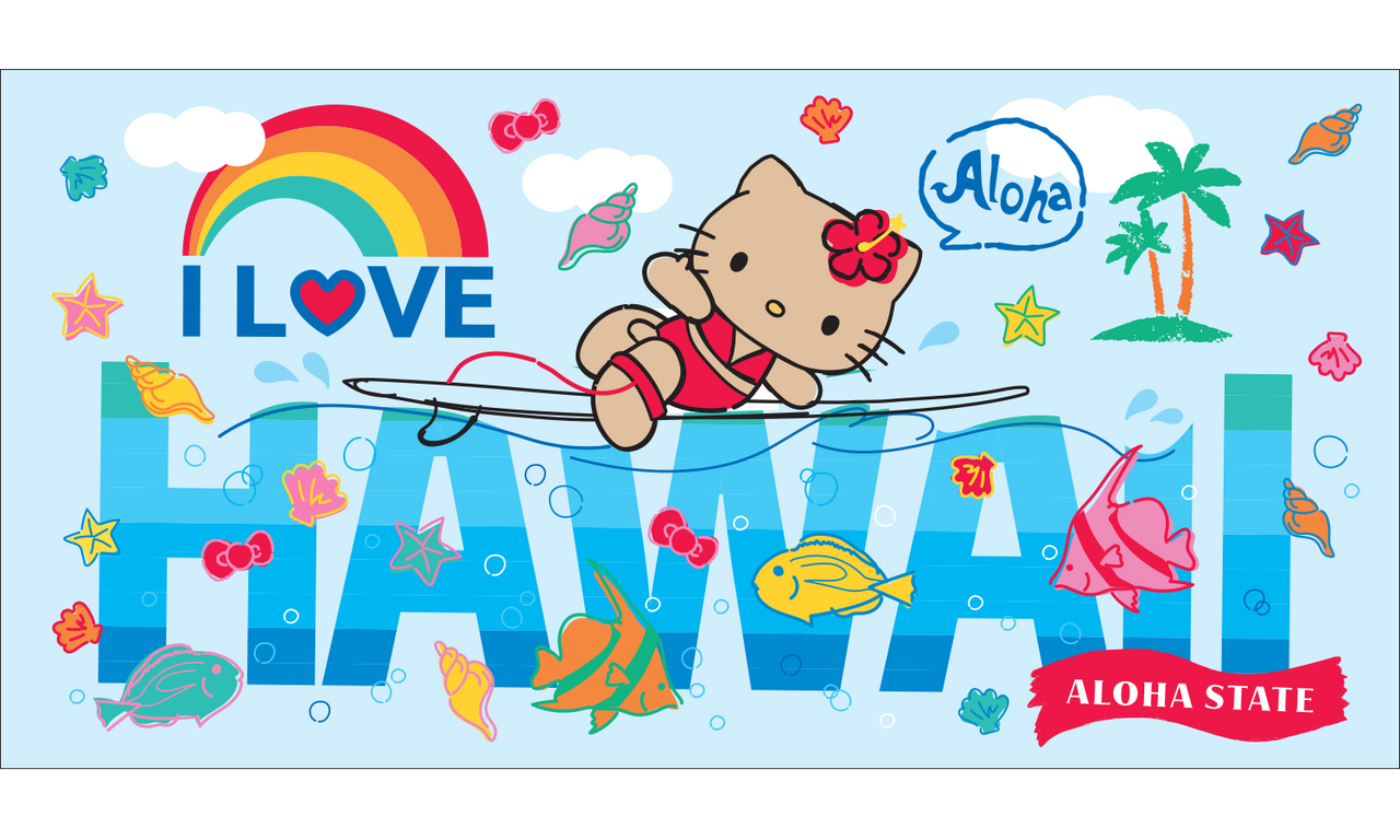 1280x770 Hello Kitty® & Friends Beach Towels: Ocean, Desktop