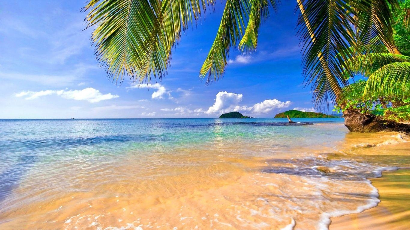 1370x770 Tropical Beach Wallpaper HD #nYl, Desktop