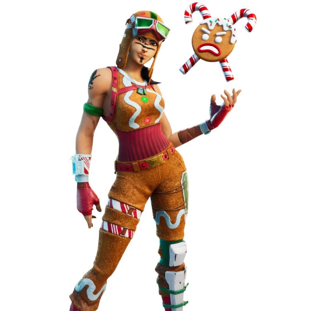 1090x1090 Gingerbread Raider Fortnite wallpaper, Phone