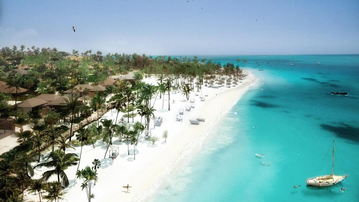 1200x680 Zanzibar Beach Wallpaper Elegant Paradise Beach Wallpaper Beach, Desktop