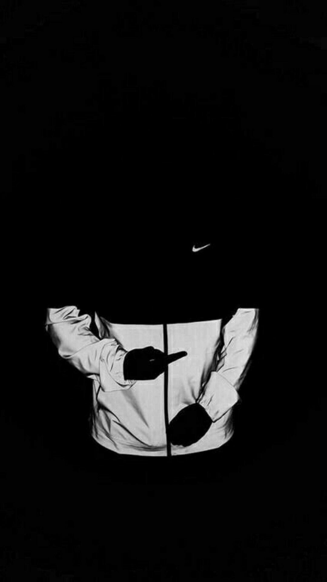 1080x1920 Aesthetic Black And White Nike Wallpaper, Phone