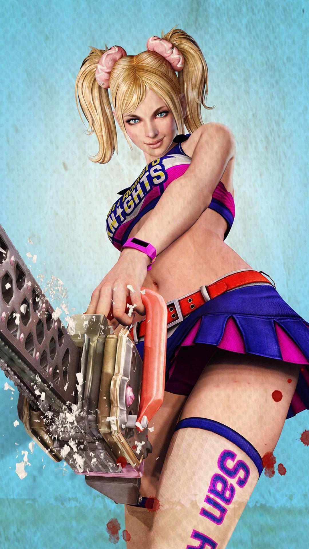 1080x1920 Lollipop Chainsaw Juliet Cheerleader Android Wallpaper free download, Phone