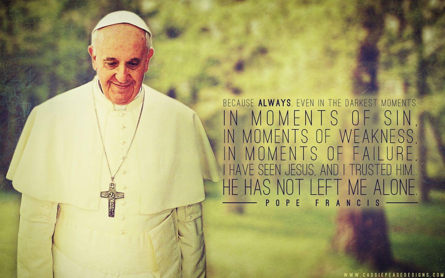 1440x900 Pope Francis (green) Desktop Wallpaper. Cassie Pease Designs, Desktop