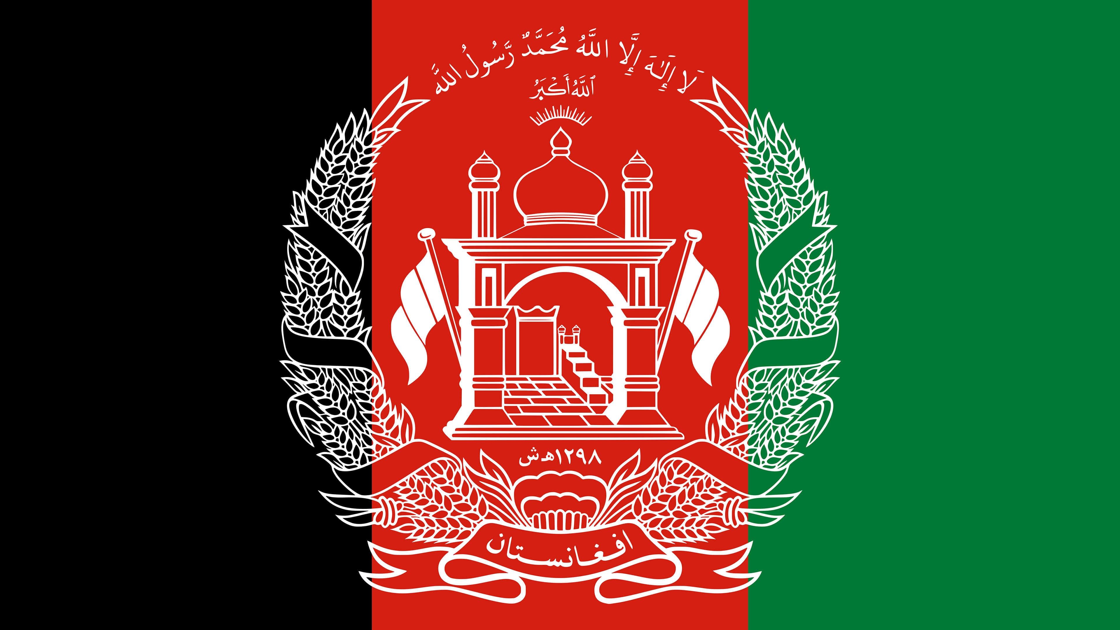 3840x2160 Afghanistan Flag UHD 4K Wallpaper, Desktop