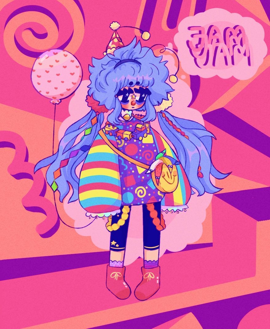 880x1080 clowncore #cuteart #art. Cute art, Cute art styles, Cute clown, Phone