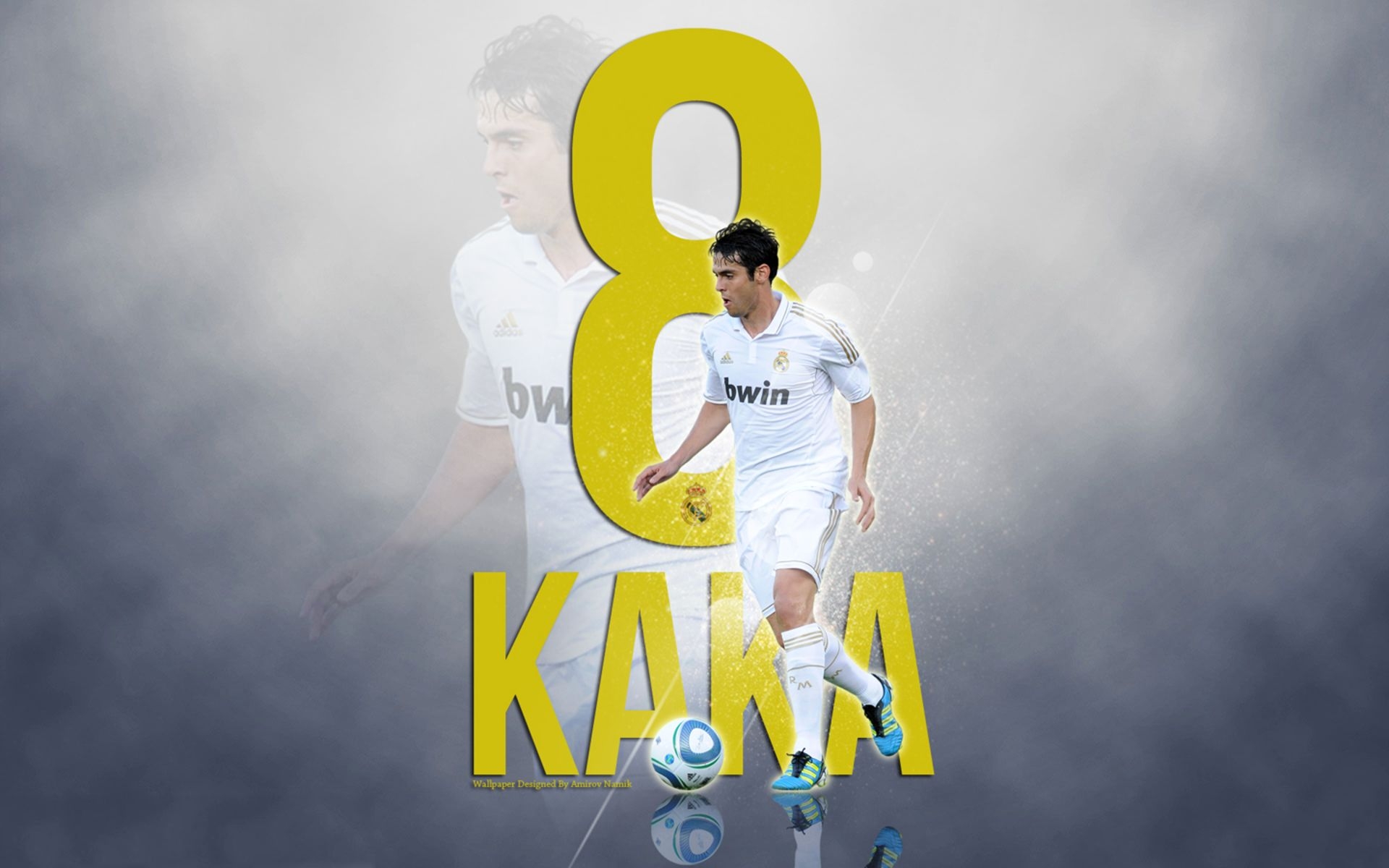 1920x1200 HD desktop wallpaper: Sports, Soccer, Real Madrid C F, Kaká download free picture, Desktop