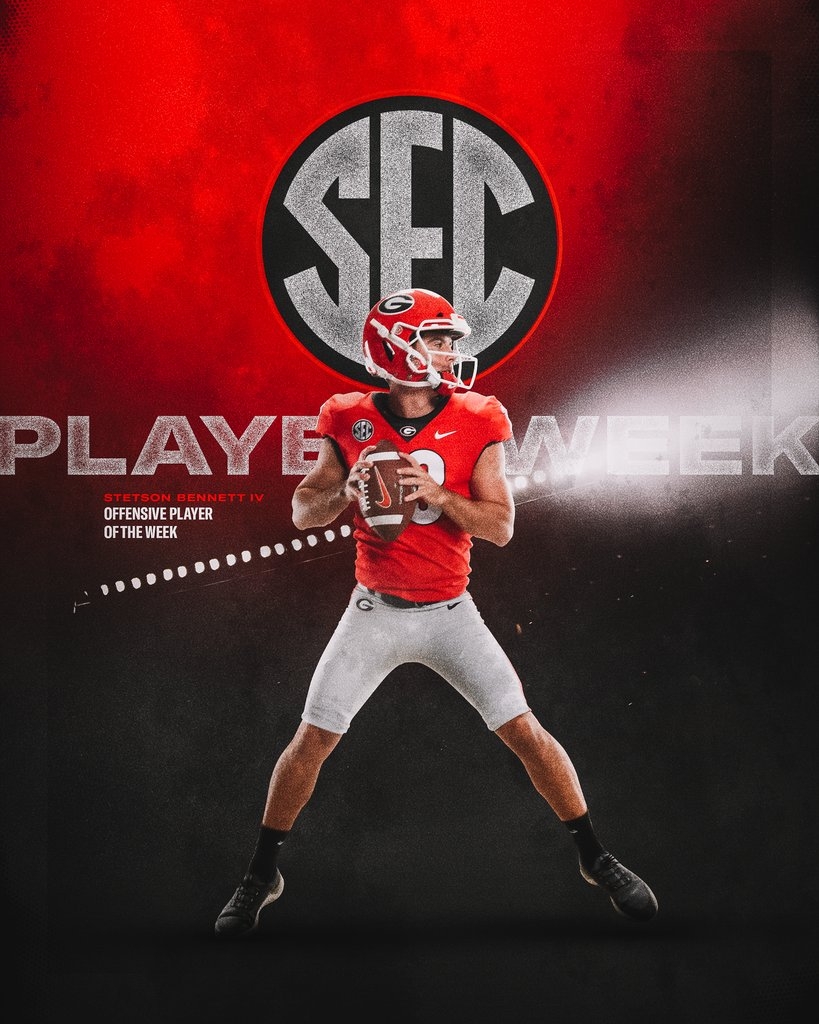 820x1030 Dawg News Daily QB Stetson Bennett Named SEC Offensive Player of the week for his performance versus UAB. #GoDawgs #UGA, Phone