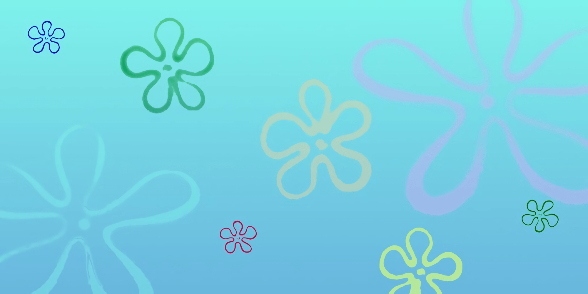 2000x1000 Aesthetic Spongebob Wallpaper, Dual Screen