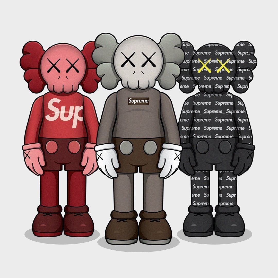 1080x1080 Supreme Kaws Wallpaper Free Supreme Kaws Background, Phone