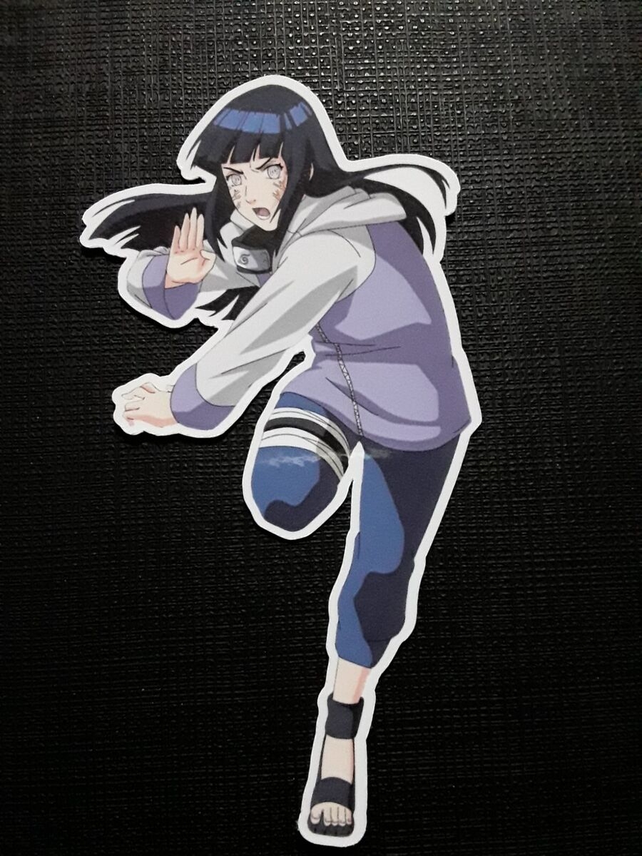 900x1200 Naruto Hinata Hyuga Glossy Sticker, Phone