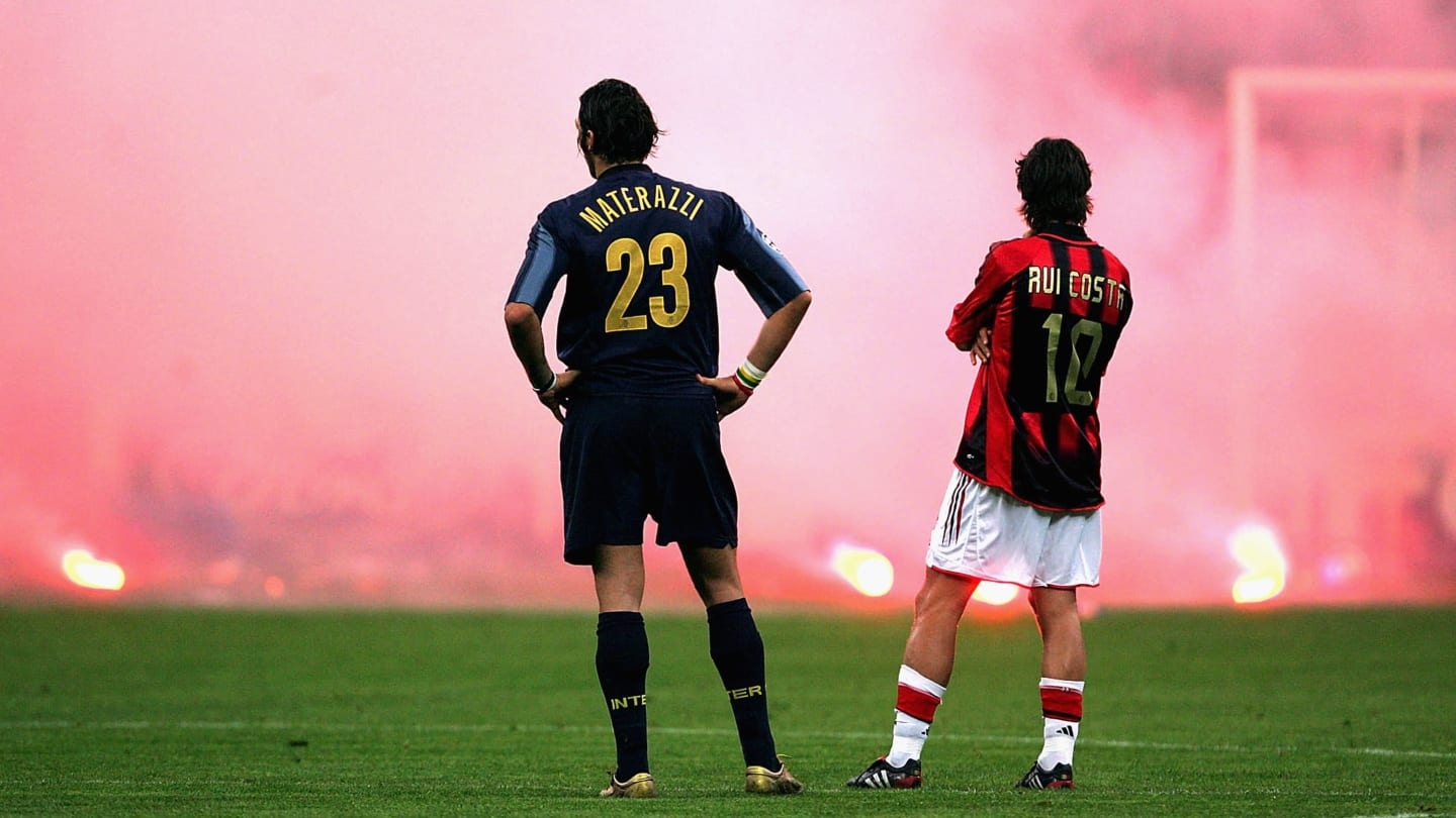 1440x810 Milan derby photograph: story behind iconic San Siro picture, Desktop