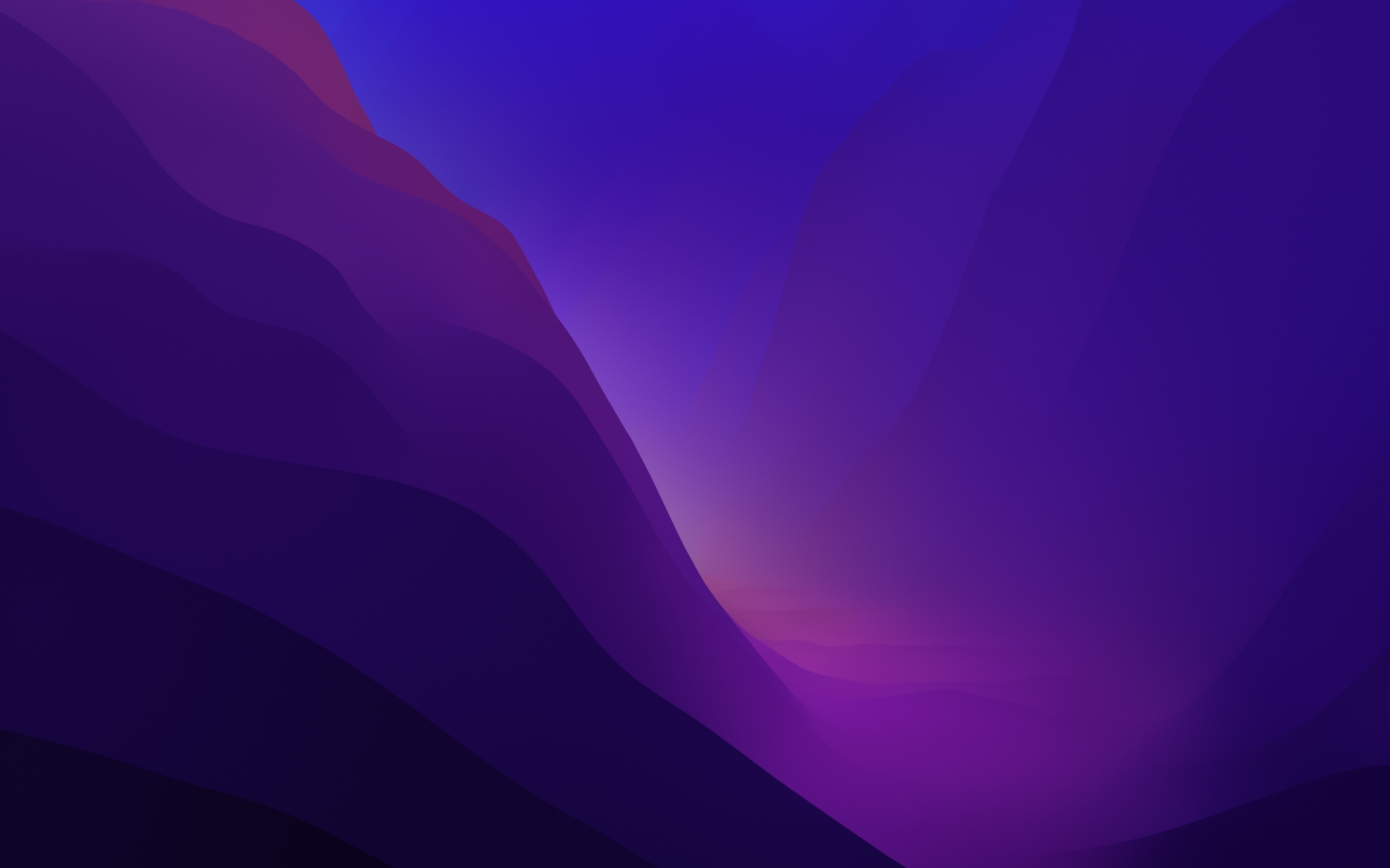 2880x1800 macOS Monterey Wallpaper 4K, WWDC Stock, Dark Mode, 5K, Gradients, Desktop