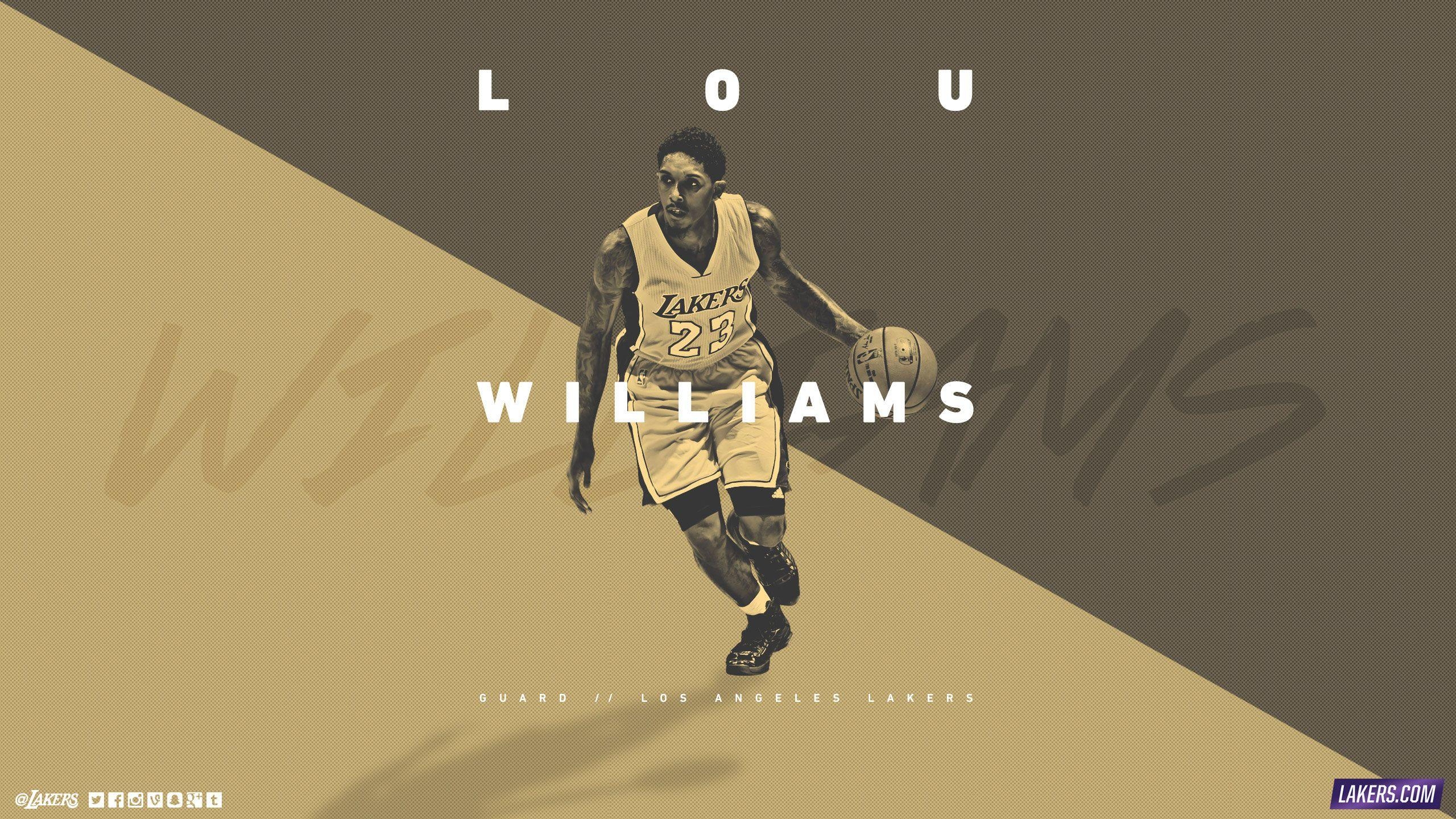 2560x1440 Lou Williams LA Lakers 2015 2016 Wallpaper. Basketball Wallpaper, Desktop