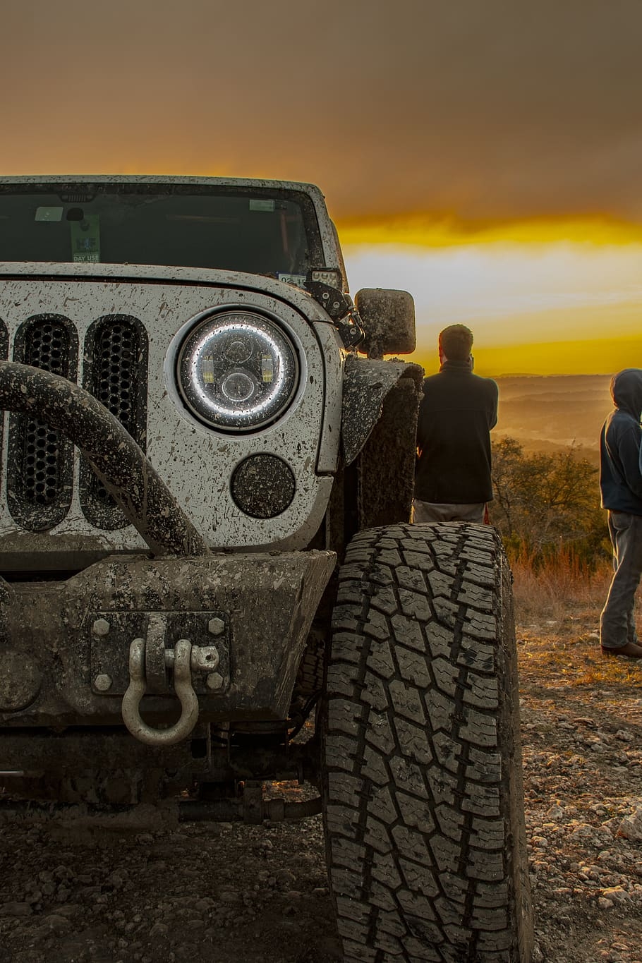 910x1370 HD Wallpaper: Sunset, Off Road, Adventure, Jeep, Sky, Outdoors, Phone