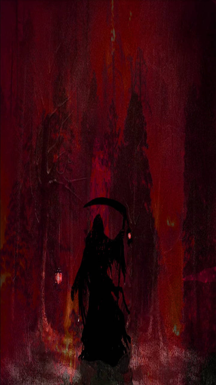 720x1280 Download free Red Death Grim Reaper, Phone