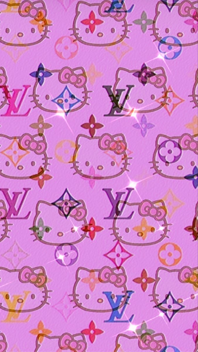 680x1200 Hello kitty x louis Vuitton wallpaper, Phone