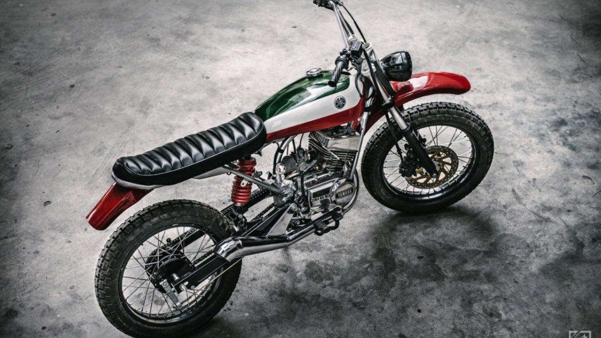 1200x680 Custom Yamaha RX100 modified into a scrambler live image, Desktop