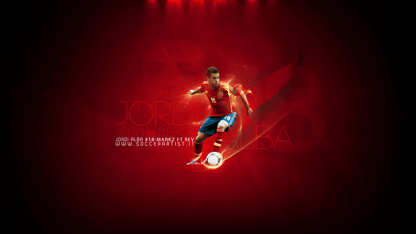 1600x900 Jordi Alba Spain, Desktop