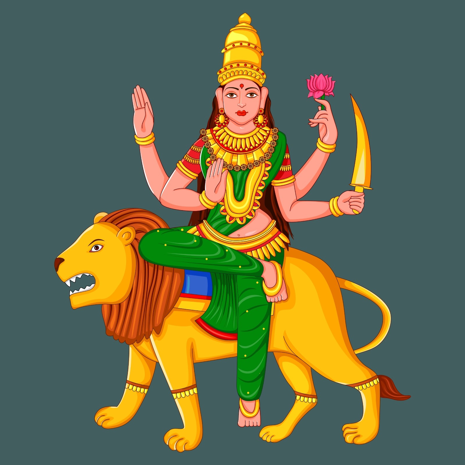 1600x1600 Navratri 2022 Day 6: Date, Colour of the Day, Maa Katyayani Puja Vidhi, Shubh Muhurat, Mantras, Bhog and Significance, Phone