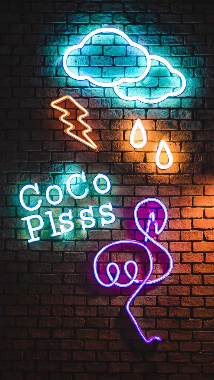 740x1310 Colorful Neon iPhone XR Wallpaper, Phone