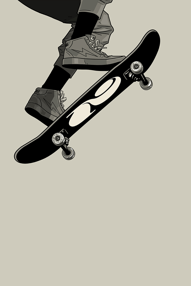 800x1200 Skateboard Wallpaper, Phone