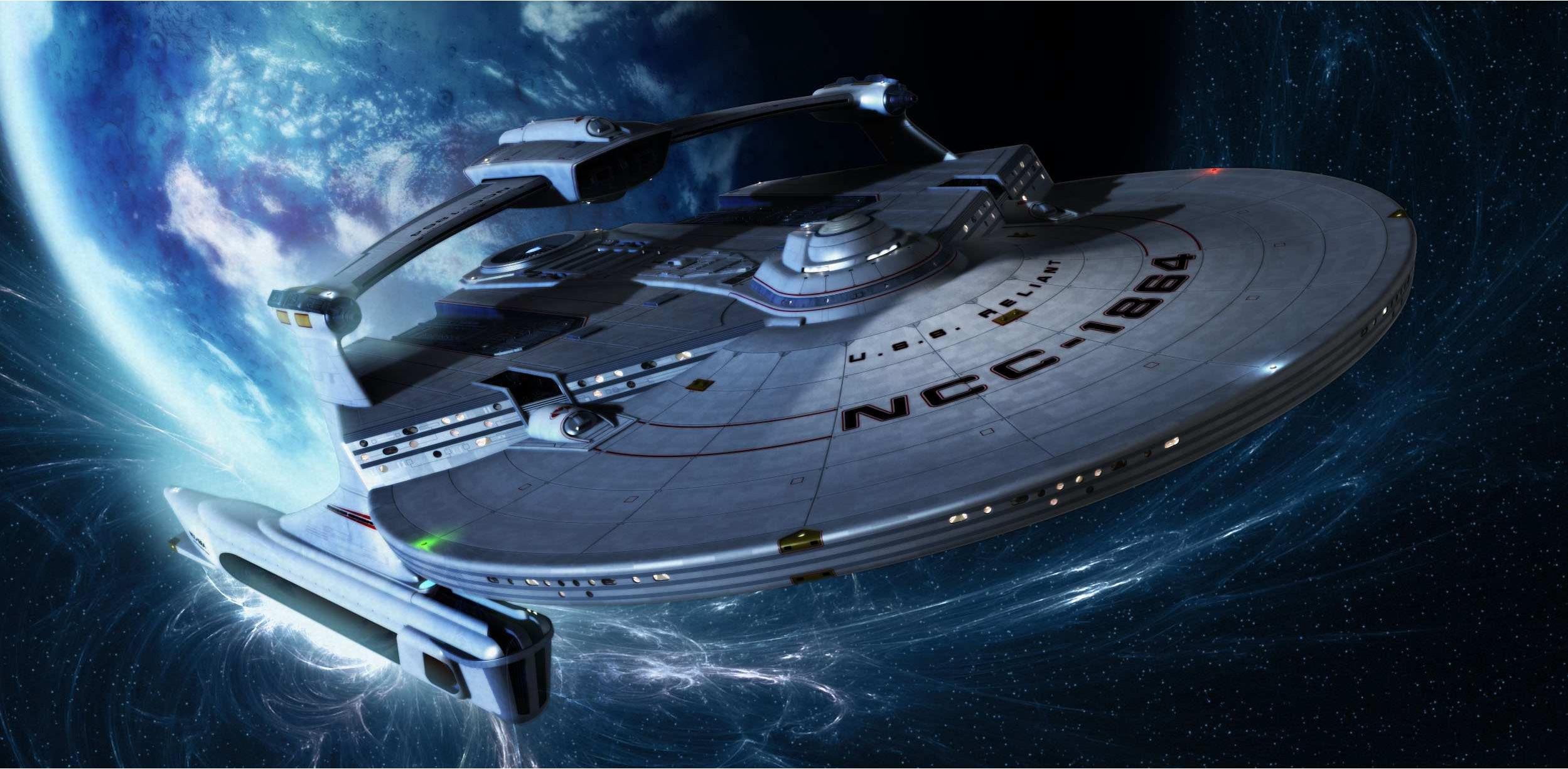 2500x1230 Star Trek Starship Wallpaper, Dual Screen