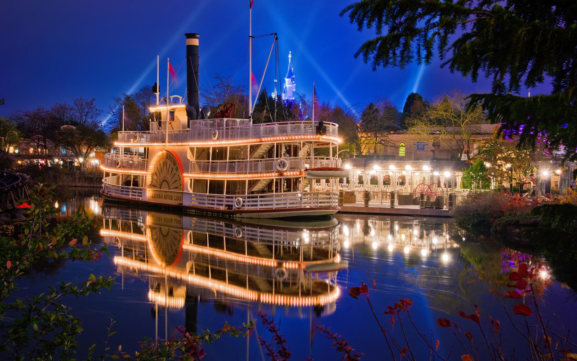 1920x1200 Molly Brown Riverboat, Disneyland Park widescreen wallpaper. Wide, Desktop