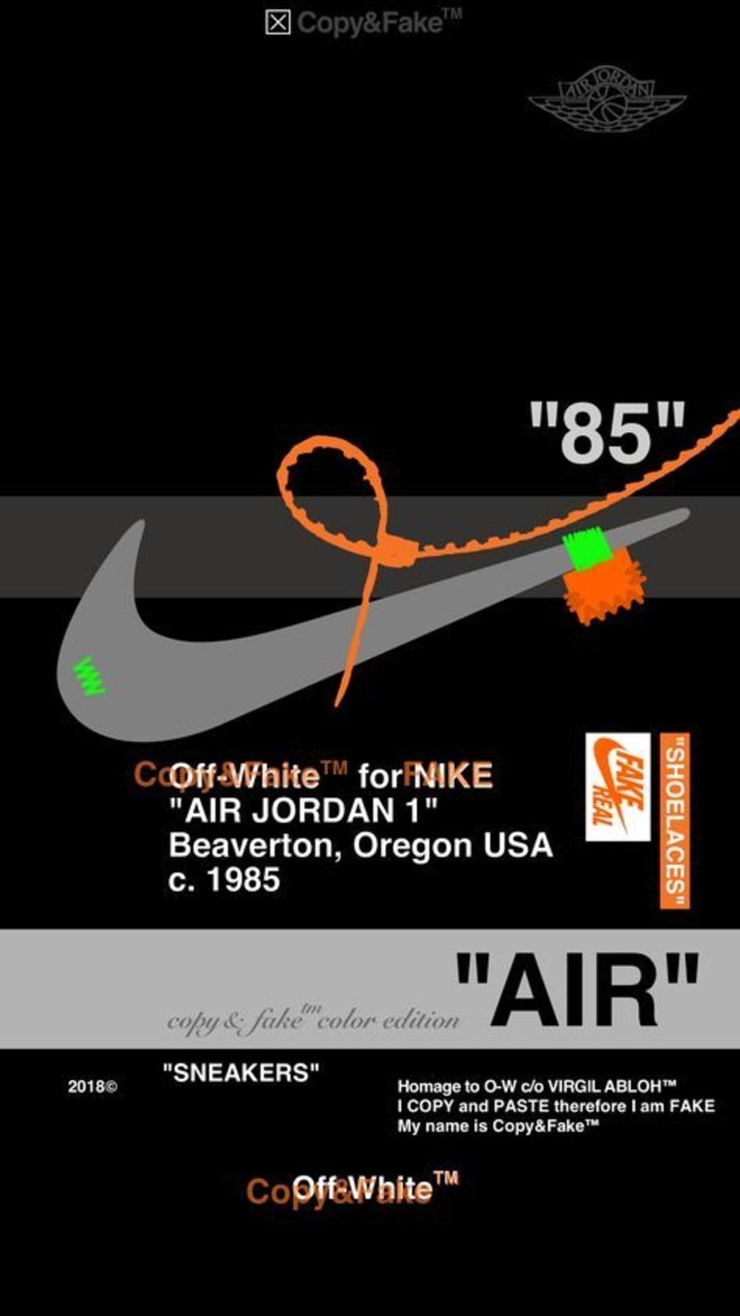 1080x1930 Sfondo Nike Off White, Phone