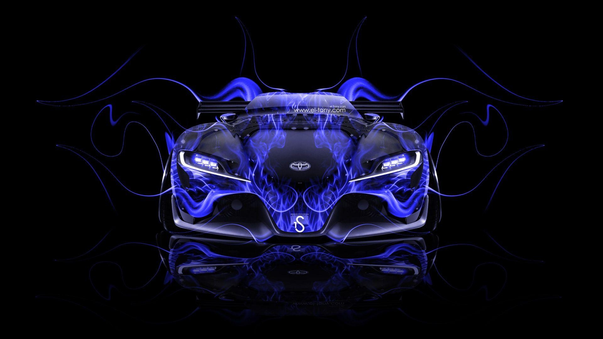 1920x1080 Toyota FT 1 Tuning Front Fire Car 2014, Desktop