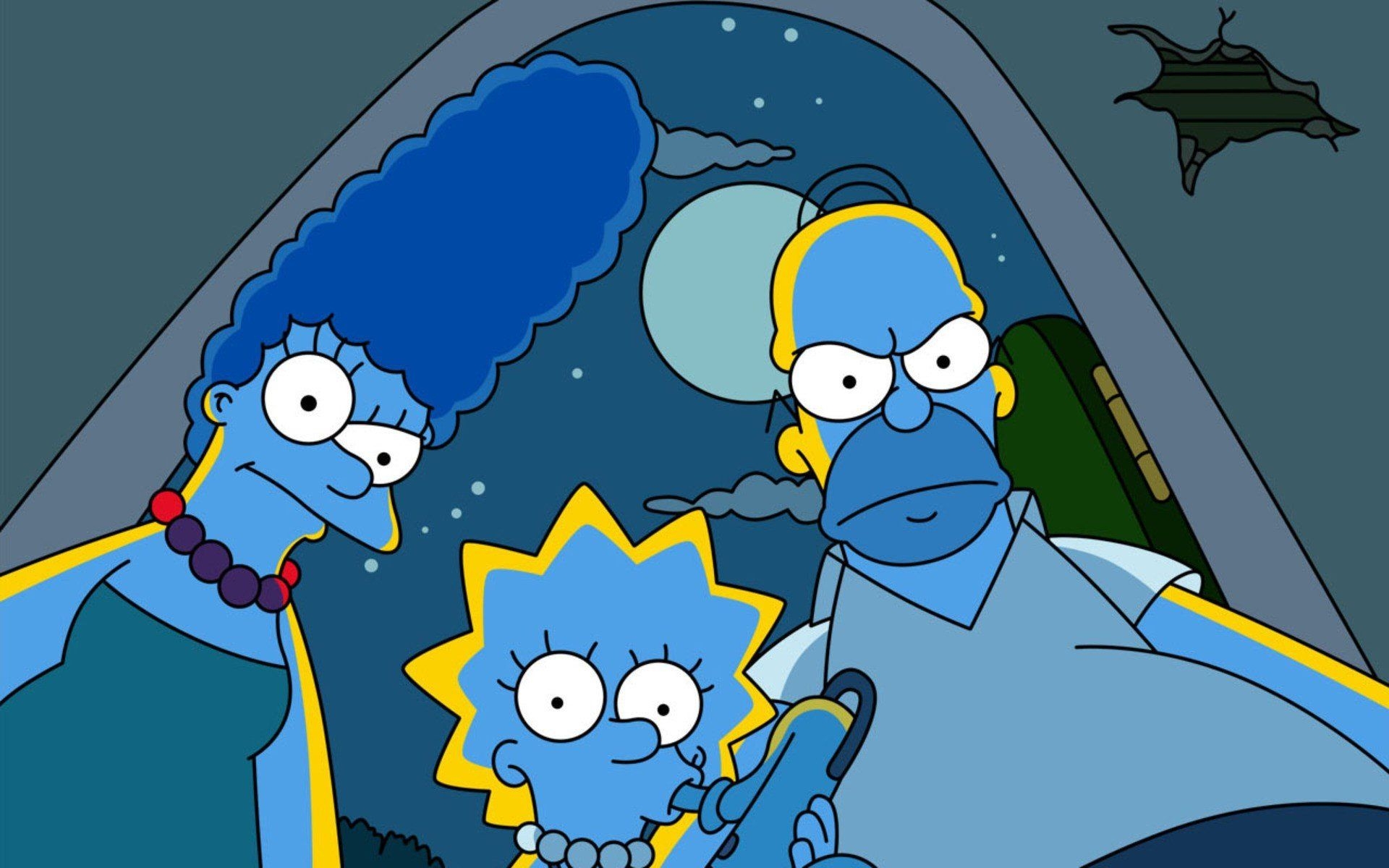 1920x1200 The Simpsons, Homer Simpson, Marge Simpson, Lisa Simpson, Desktop