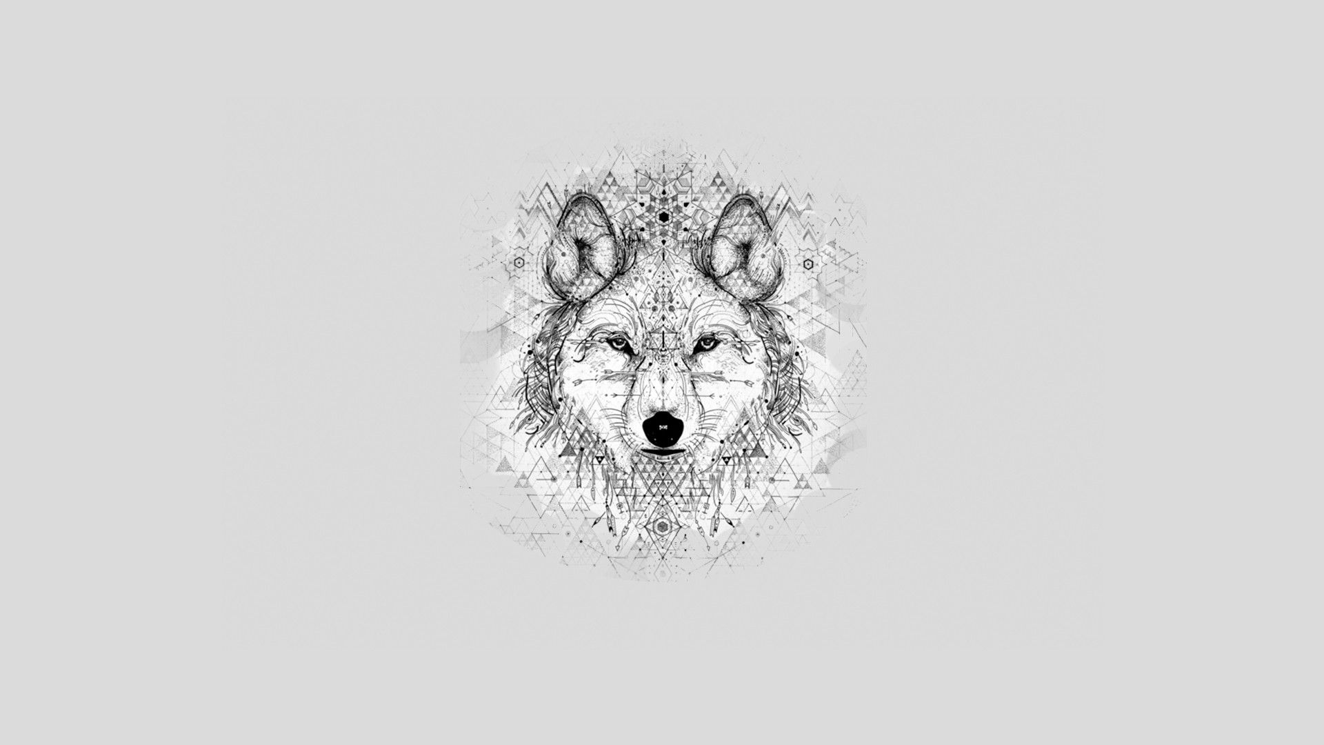 1920x1080 Tribal Wolf Wallpaper Free Tribal Wolf Background, Desktop