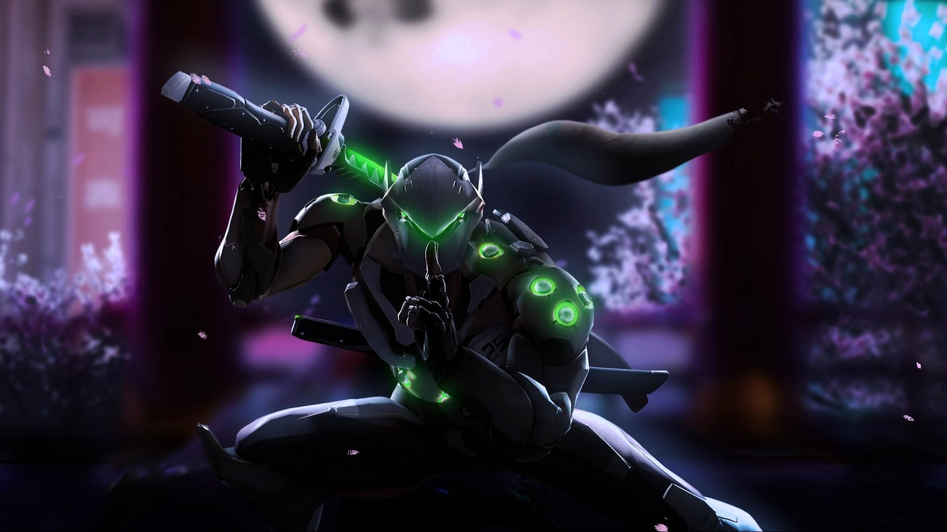 1920x1080 Genji Overwatch 2 Wallpaper, Desktop