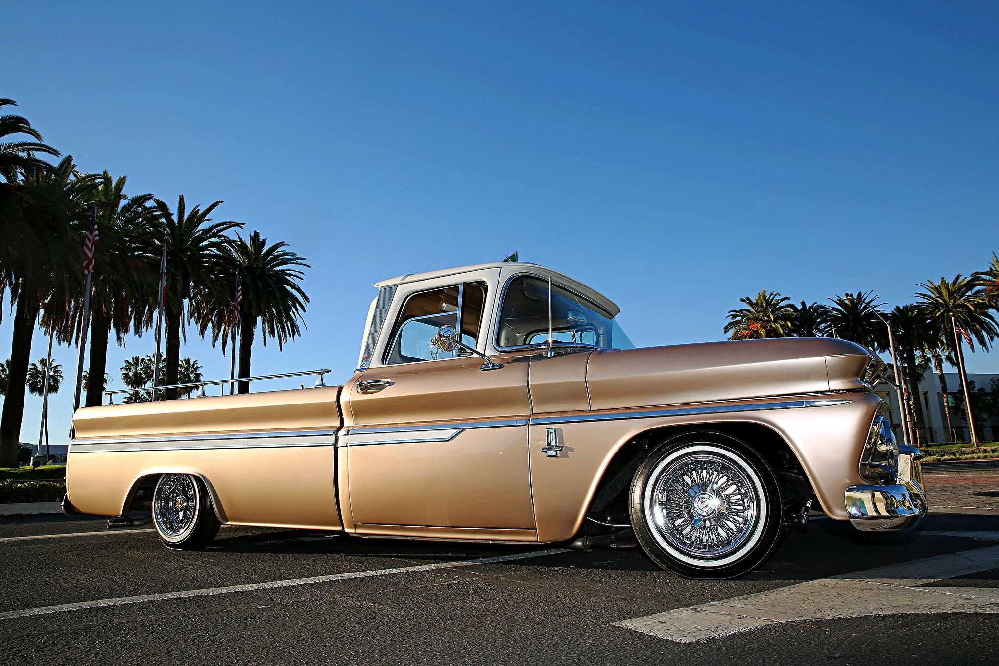 2040x1360 Chevrolet C10 Lowrider Pickup Truck Wallpaper:, Desktop