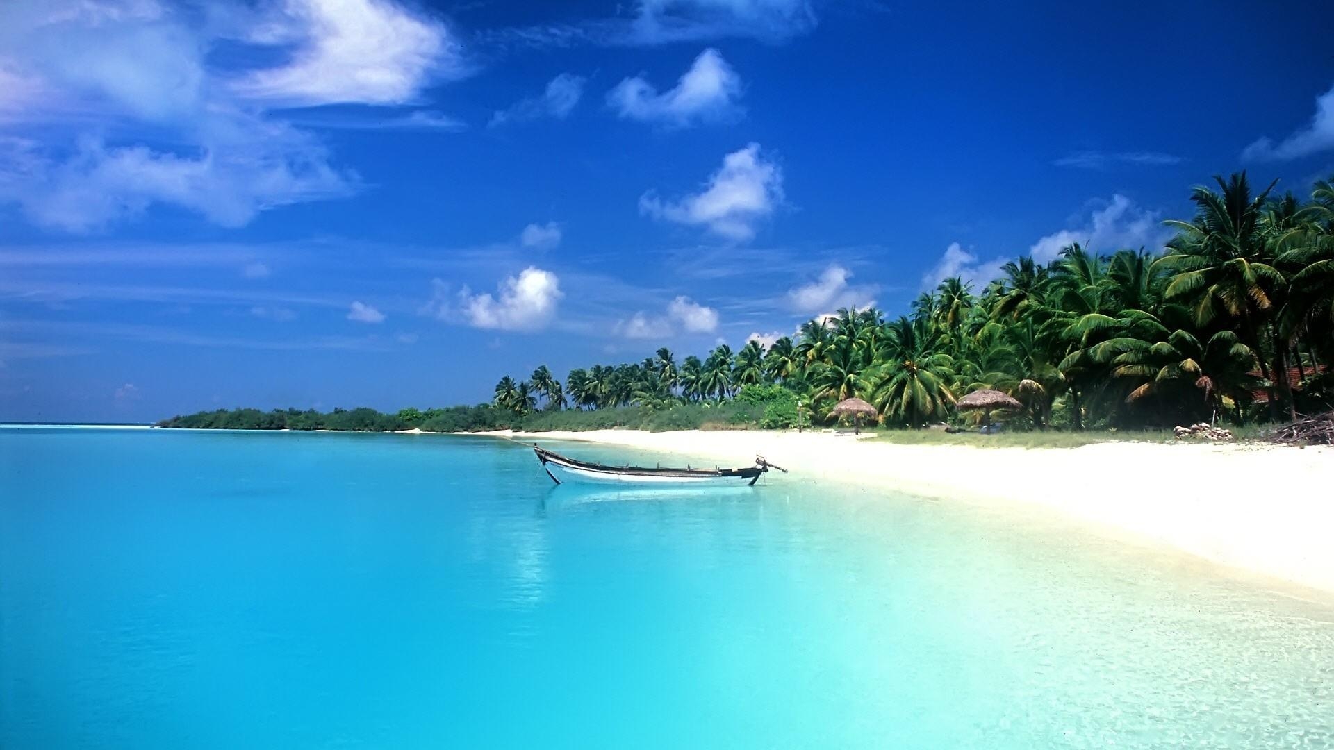 1920x1080 Panoramic Beach Wallpaper, Desktop