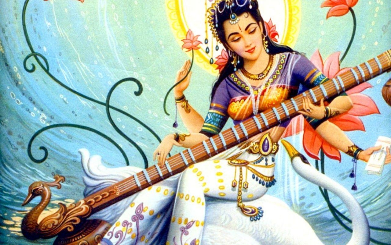 1280x810 Goddess Saraswati wallpaper. Goddess Saraswati, Desktop