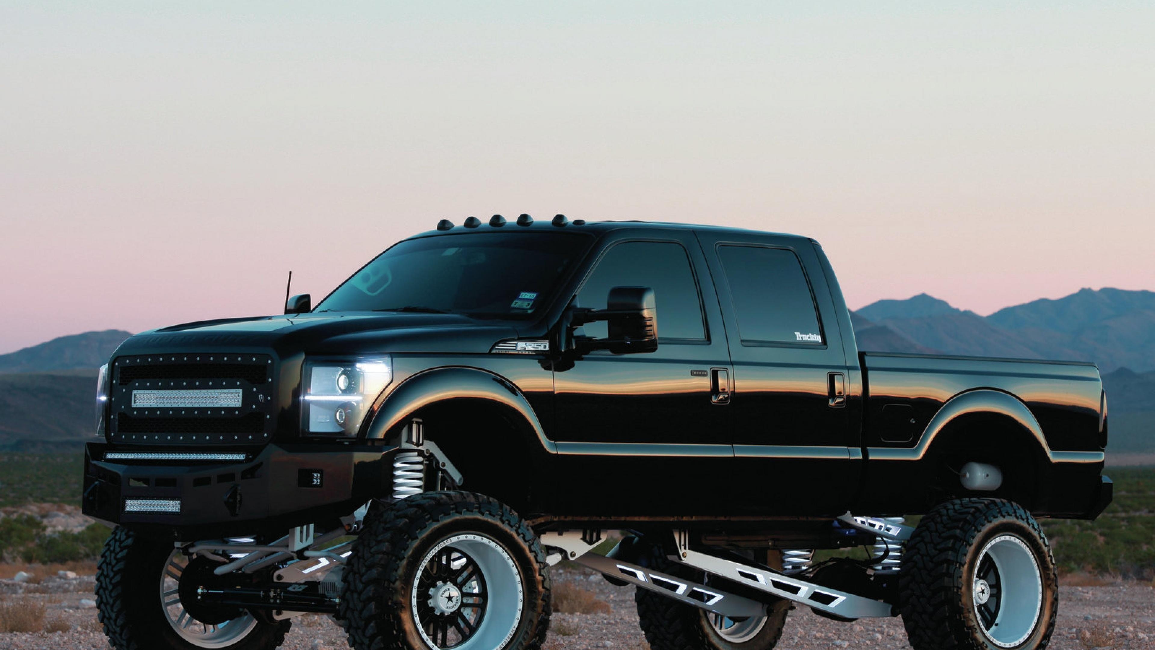 3840x2160 Lifted Truck Wallpaper, Desktop