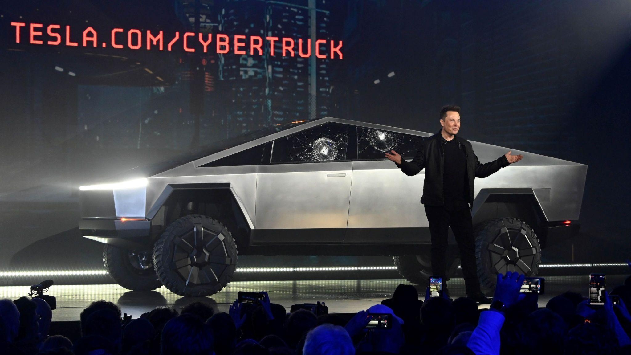 2050x1160 Elon Musk's fortune hit after Tesla Cybertruck launch fiasco, Desktop