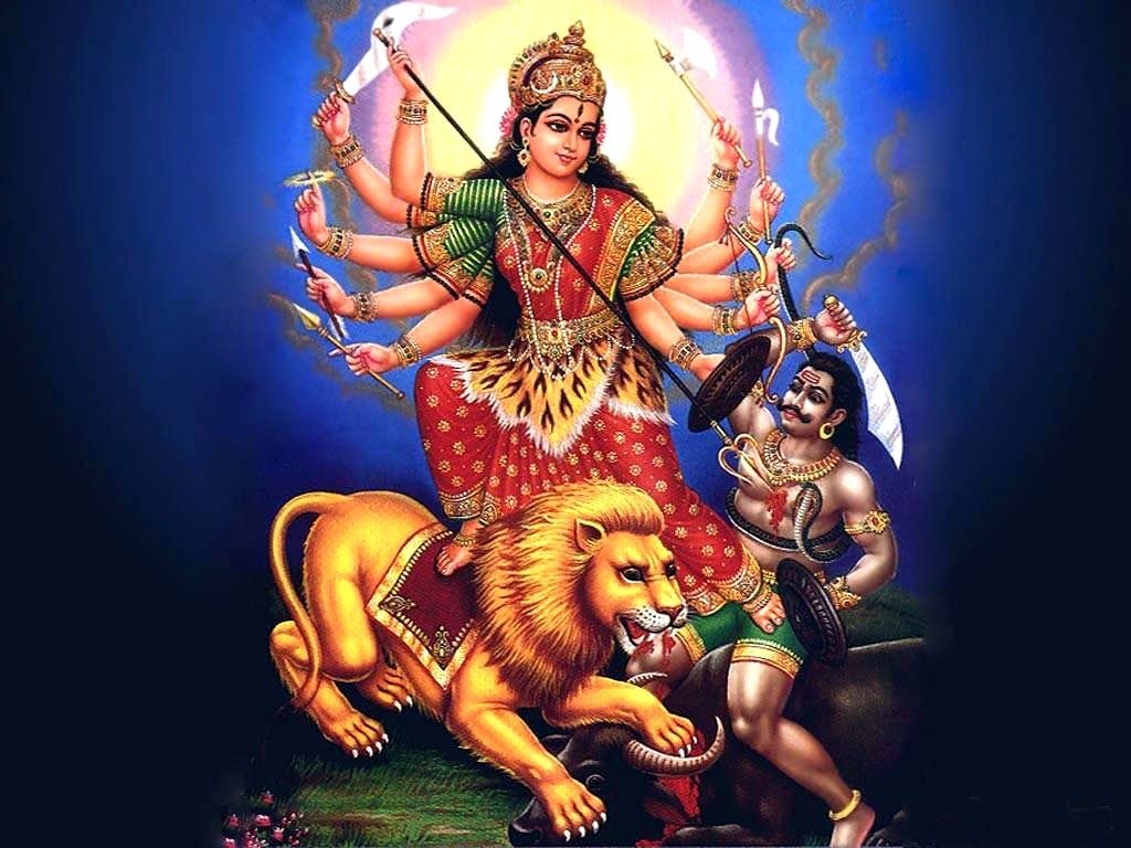 1030x770 Goddess Maa Durga Devi Angry image, Desktop