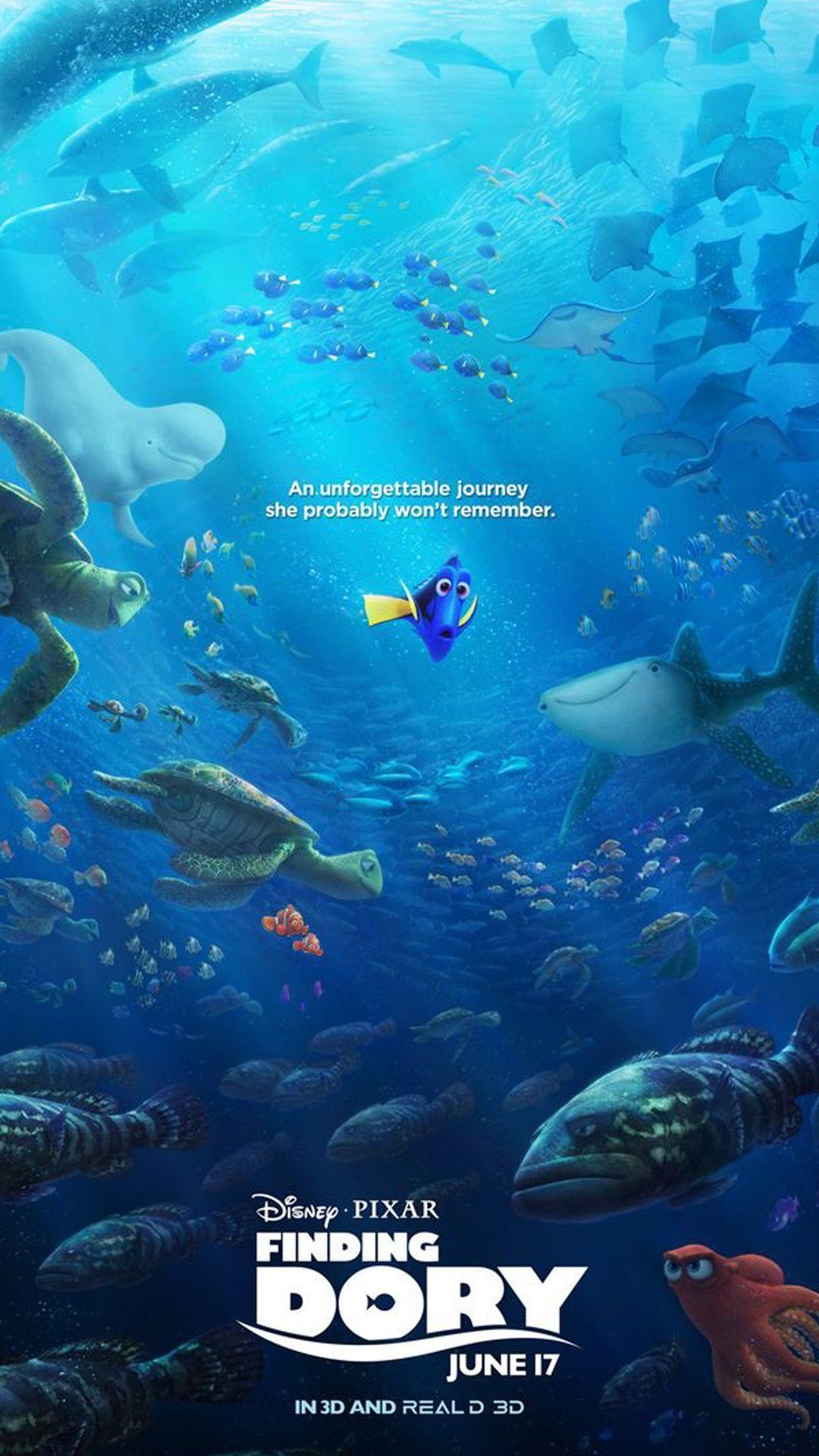 1080x1920 Finding Dory wallpaper HD, Phone