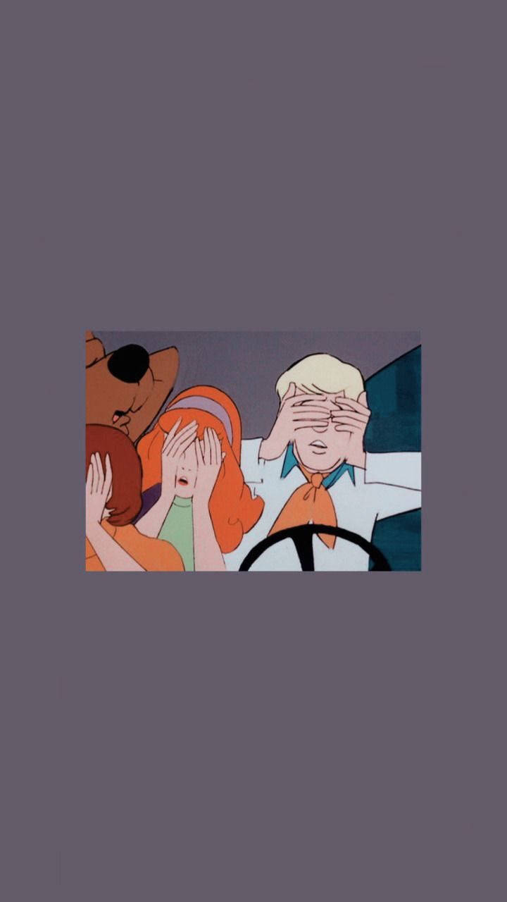 720x1280 Download Aesthetic Cartoon Scooby Doo Gang Wallpaper, Phone