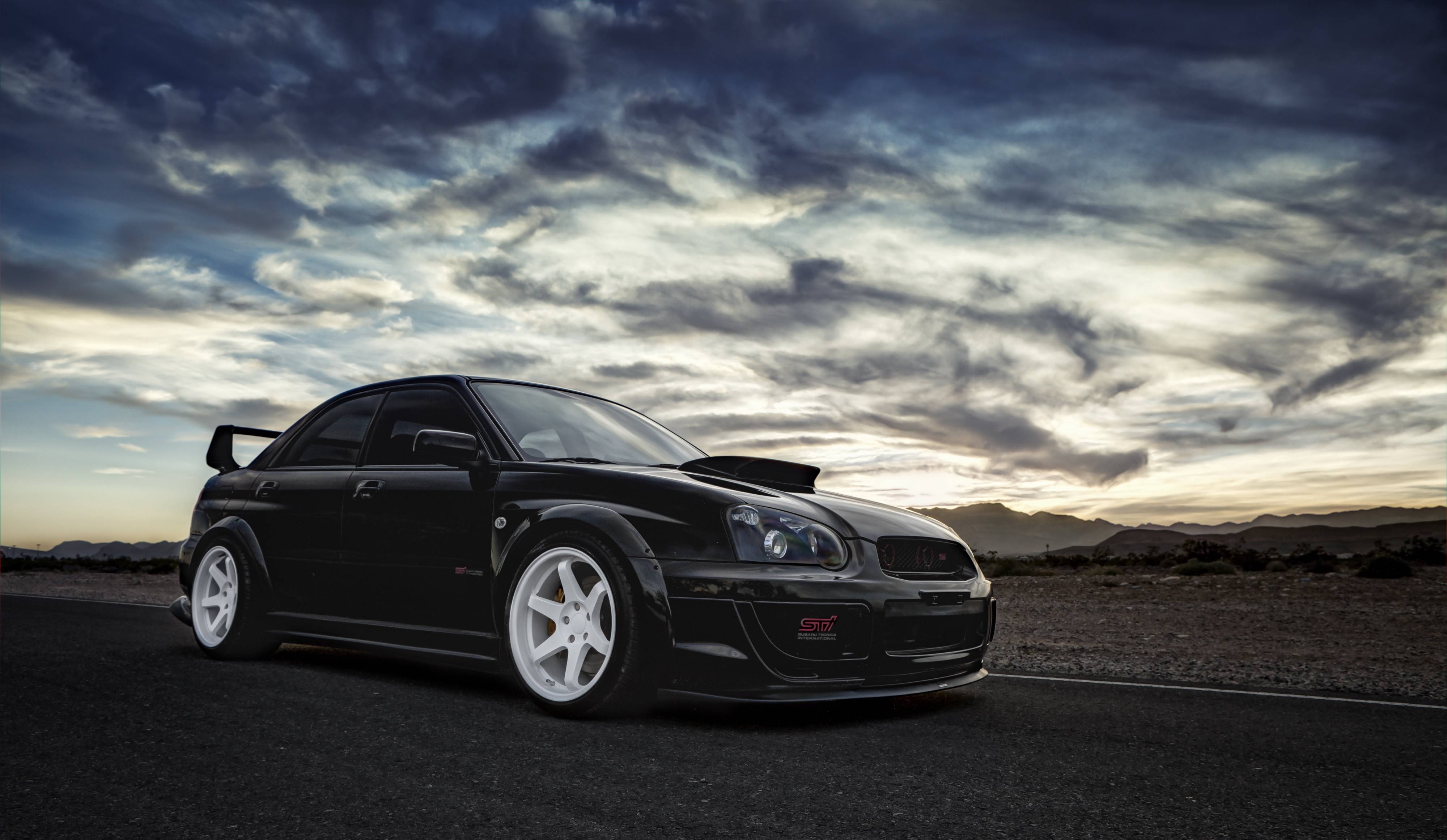 4000x2330 Wallpaper subaru impreza, wrx sti, subaru, tuning, car, Desktop