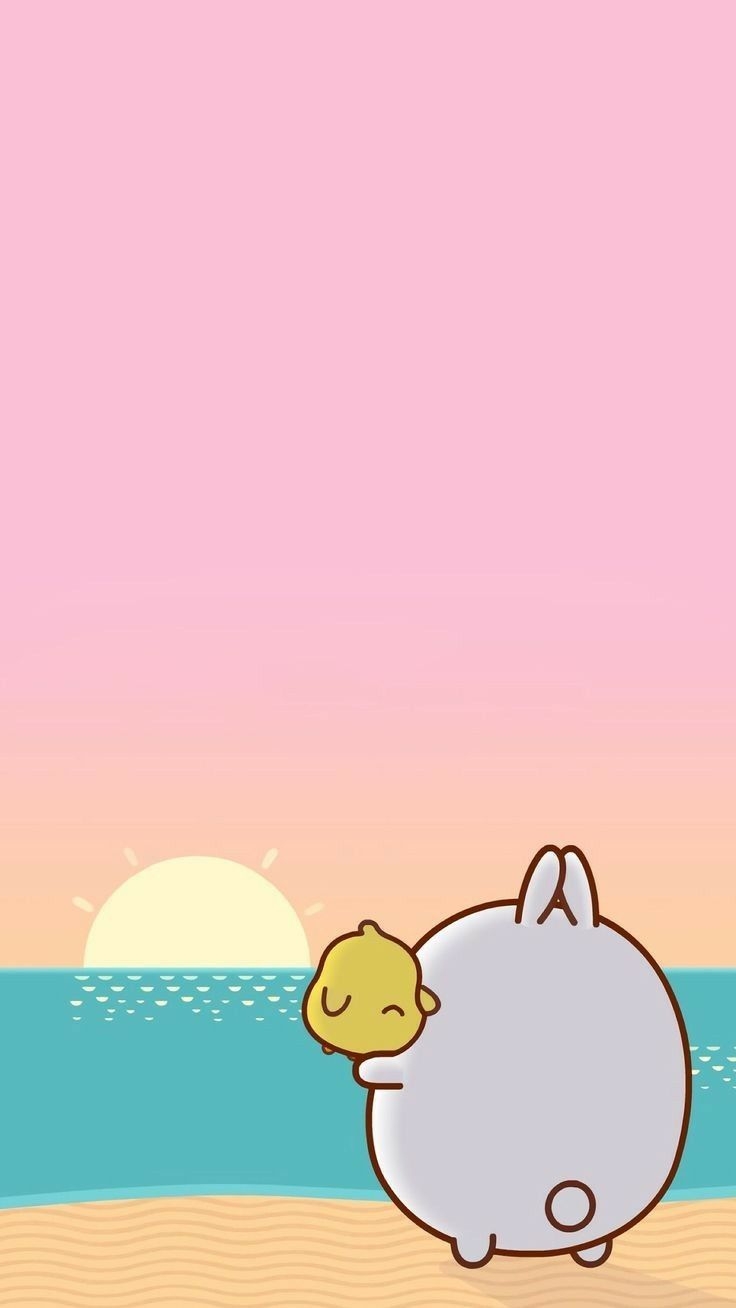 740x1310 Molang. Molang wallpaper, Cute cartoon wallpaper, Phone