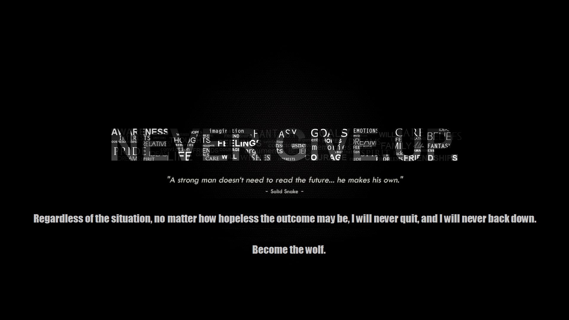 1920x1080 Never give up wallpaper, Desktop